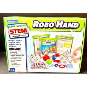 Lakeshore Real-World STEM Challenge Kit "Robo Hand" edition. Complete science